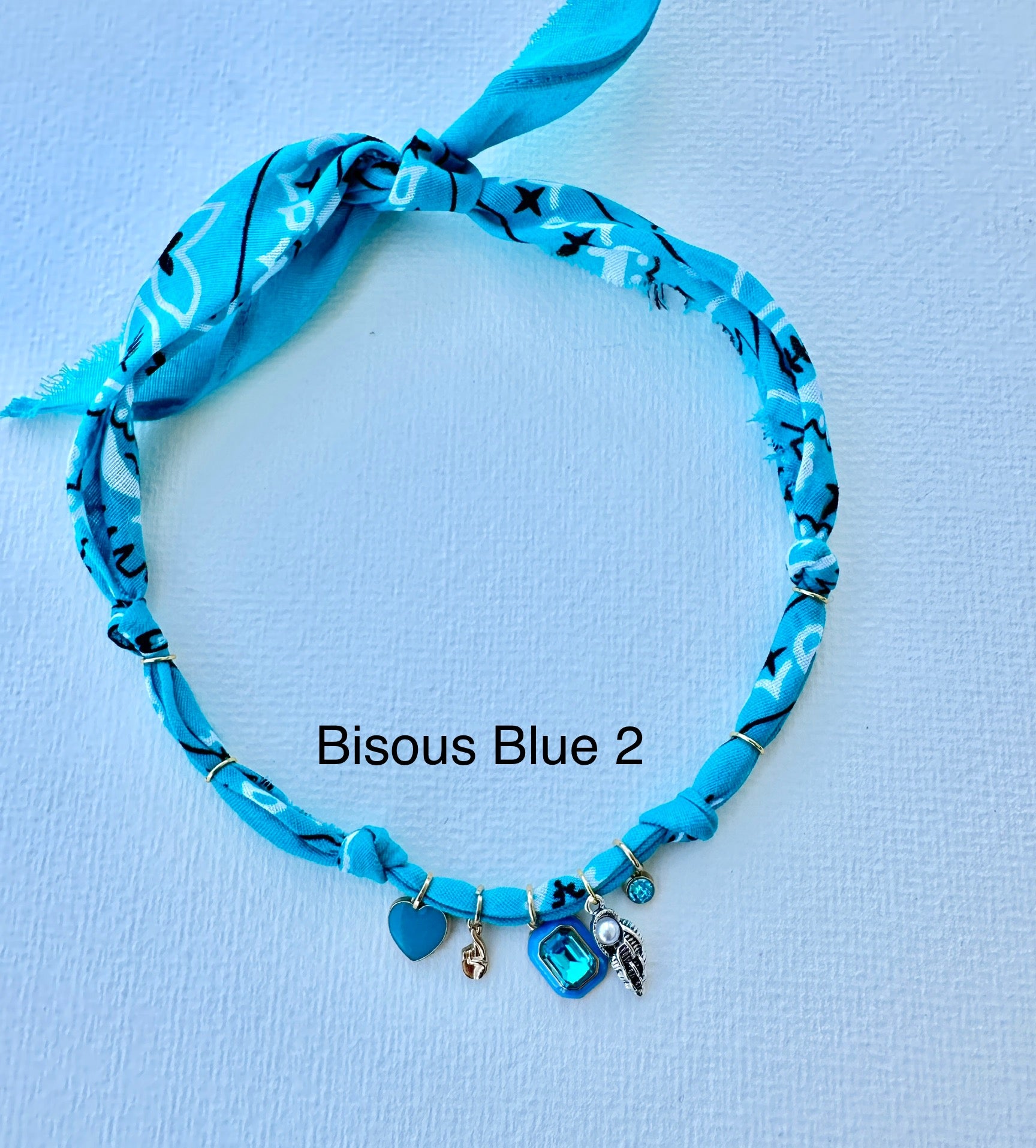 Les Bandanettes- BIsous Blue