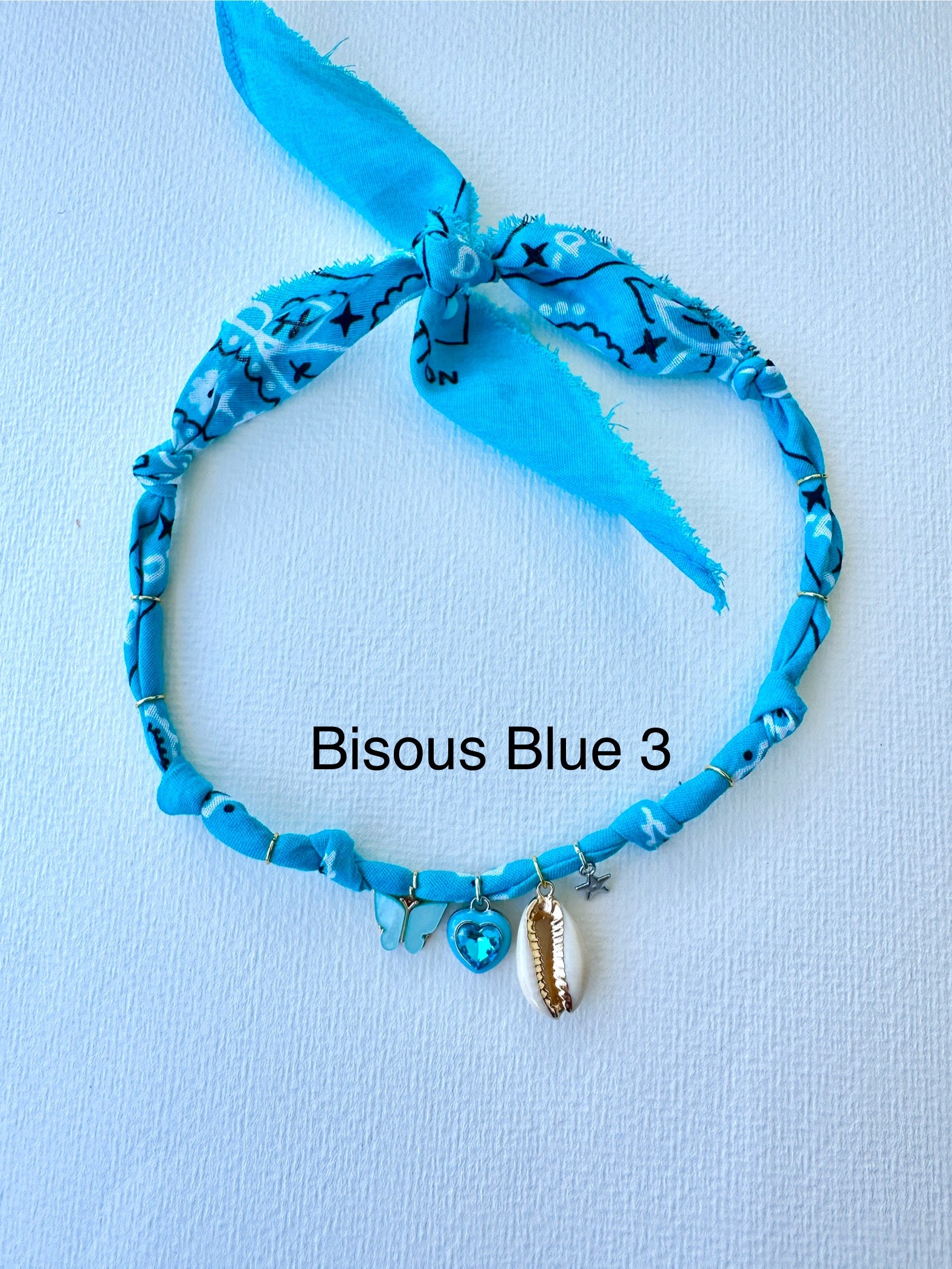 Les Bandanettes- BIsous Blue