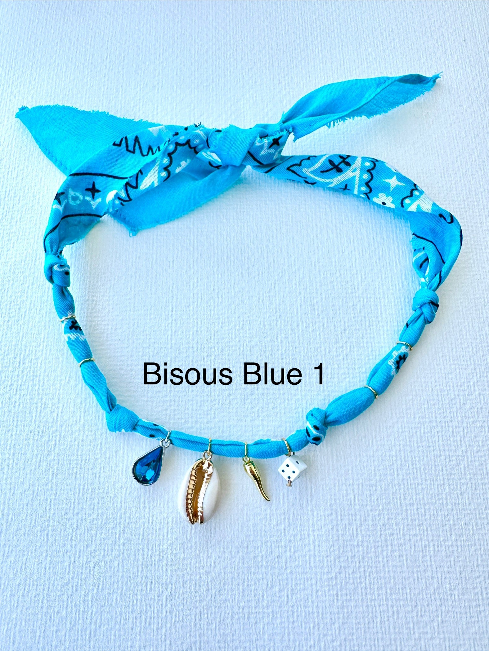 Les Bandanettes- BIsous Blue